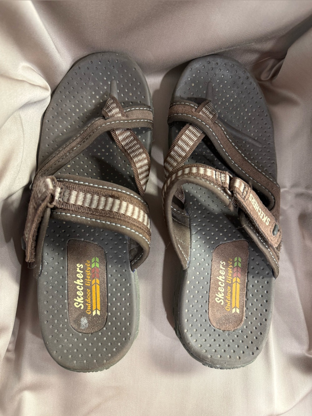 Skechers Brown women’s Adjustable Strap Sandals